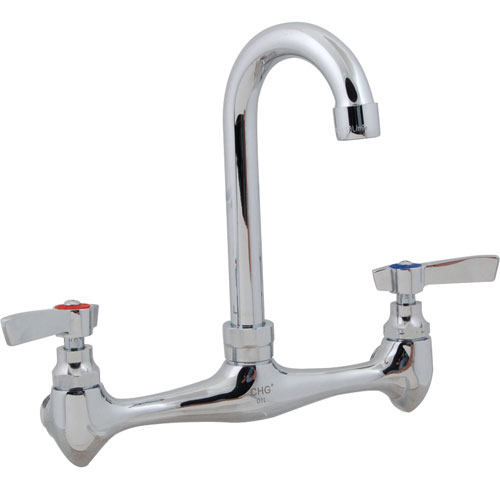 FAUCET,8"WALL, GSNK,LEADFREE - Part # CHGK13-8000