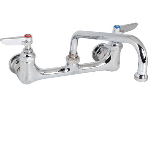 FAUCET,8"WALL, GSNK,LEADFREE