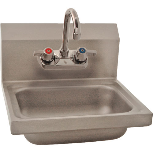 SINK,HAND , S/S,W/FAUCET,DRAIN