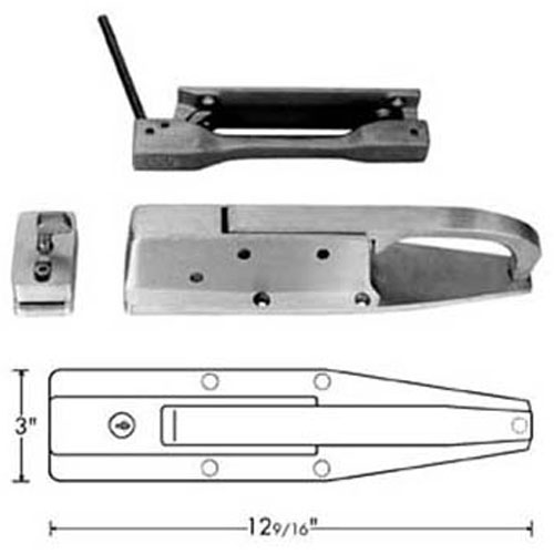 LATCH (W/FL STRIKE/IR)