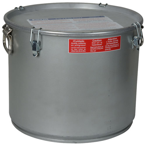 POT,OIL FILTER35 LBS, W/LID