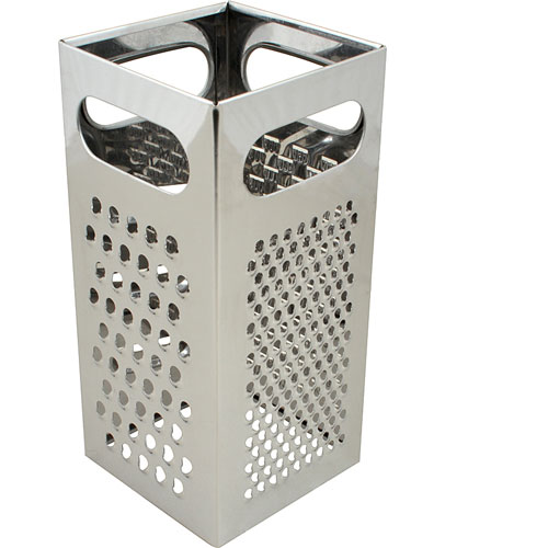 GRATER,SQUARE , S/S,4 SIDED