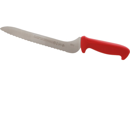 KNIFE,SANDWICH , 9",RED,SERRATED