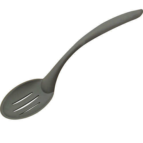 SPOON13.5",SLOTTED,GRAY