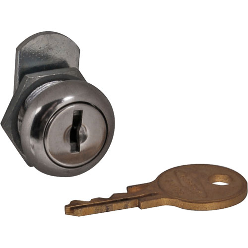 LOCK,CYLINDER, W/KEY,1-1/16"L