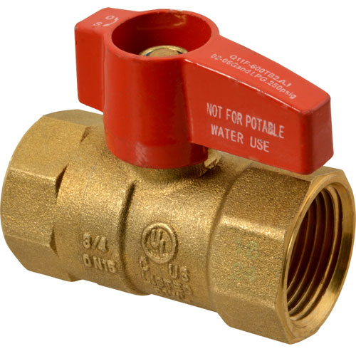 VALVE,GAS SHUTOFF 3/4"NPT