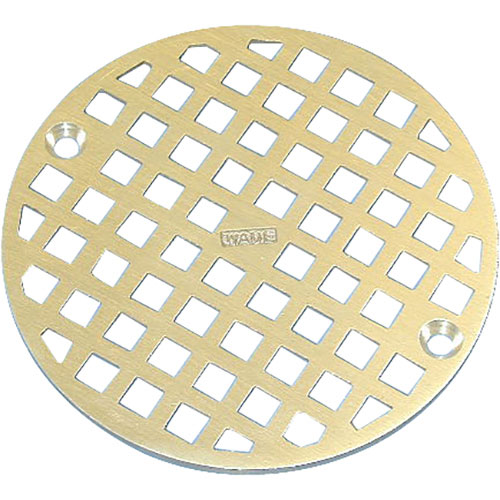 4 5/8" WADE FLOOR DRAIN COVER, ROUND, 4" CENTERS
