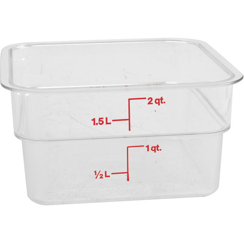 CONTAINER CLEAR  2QT