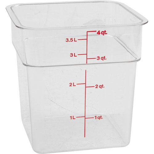 CONTAINER CLEAR  4QT