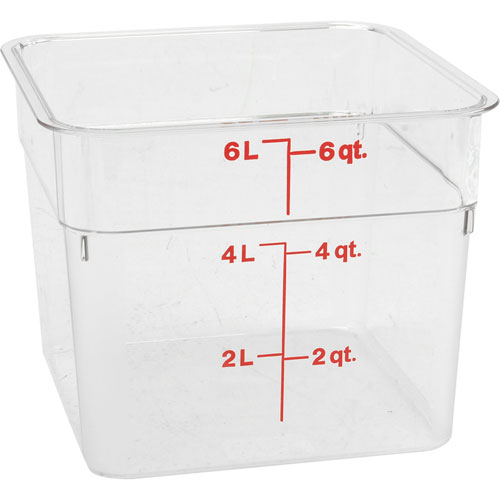 CONTAINER CLEAR  6QT