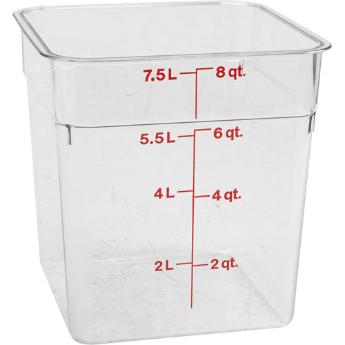 CONTAINER CLEAR  8QT