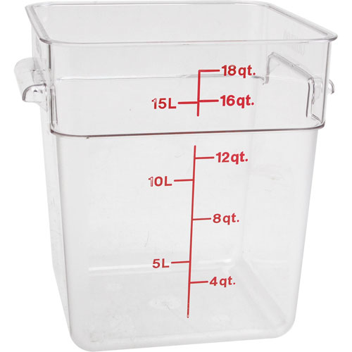 CONTAINER CLEAR  18QT