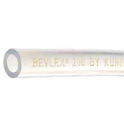 200-0610X100, 3/8" ID x 5/8" OD, Clear PVC, Bevlex 200, 100' Spool
