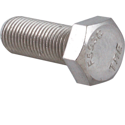 SCREW,HEX HEAD, 3/8"-24X1",SS