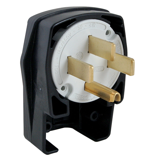 PLUG,ANGLE , STRGHT BLD,250V,50A