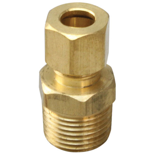 CONNECTOR, MALE-BRASS 5/16x3/8