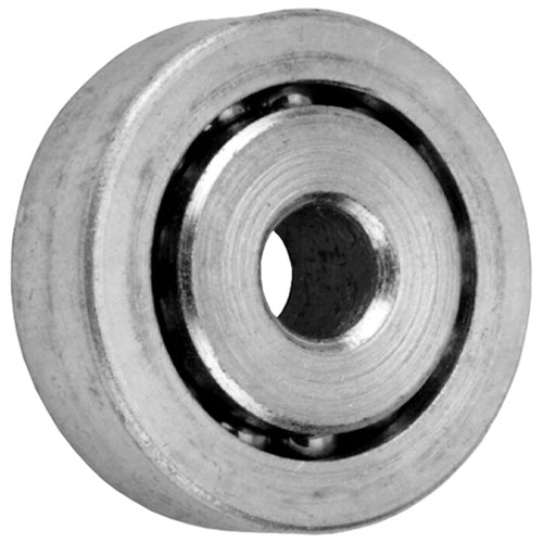 ROLLER  1"OD,1/4"ID,NYLON TIRE