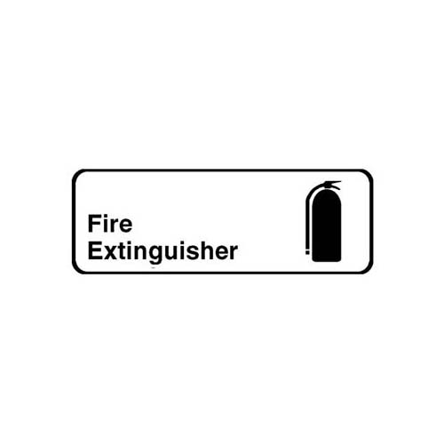 SIGN,FIRE EXTINGUISHER, 3X9"