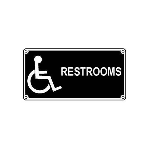 SIGN,ACCESSIBLE WASHROOM,7X14 -  AllPoints Part # 2801196