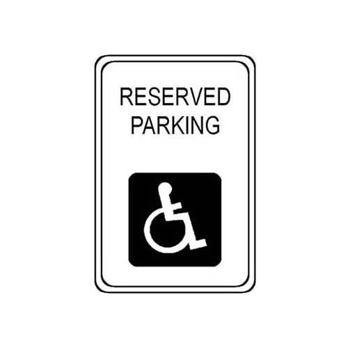 SIGN,RESERVED PARKING, 18X24 -  AllPoints Part # 2801213