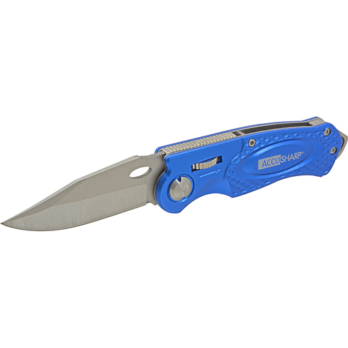 KNIFE,POCKET FOLDING (BLUE)