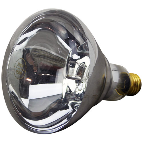 HEAT LAMP - CLEAR ,230V/250W