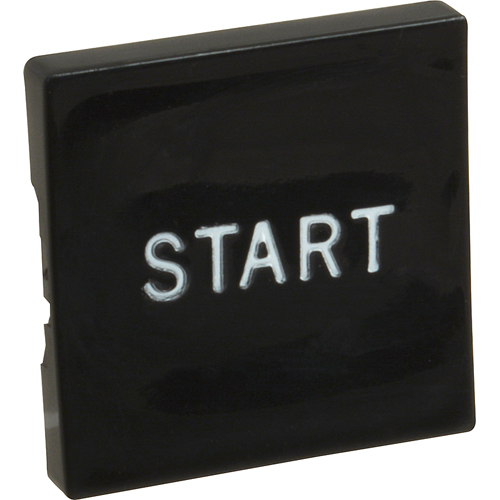 BUTTON, BLK/SQW/ START MARKING