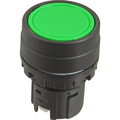 SWITCH, PUSH-BUTTON, FLUSH, GREEN -  AllPoints Part # 8014207