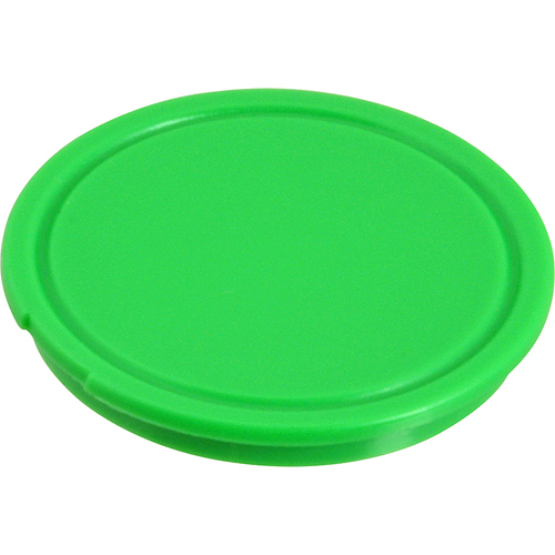 BUTTON, LENS, ROUND, FLUSH, GREEN