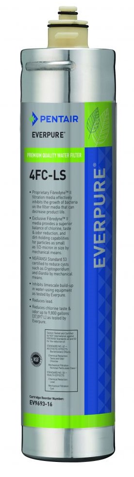 4FC-LS, 1.8 GPM, 4,900, 0.5 Micron, Fibredyne carbon with Lead and scale reduction
