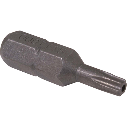 BIT T-15 TORX SECURITY 1/4 HEX