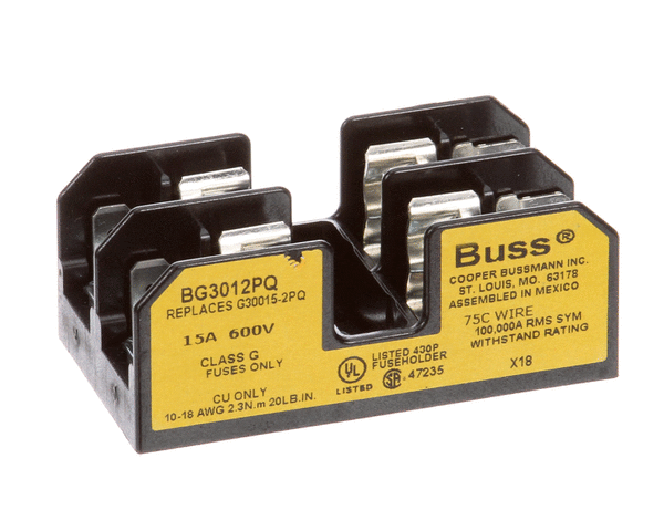 FUSEHOLDER,DUAL,15A,CLASS GHOLDS 2 FUSES