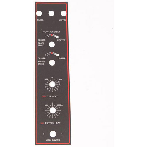 DUAL SPD/ CONTROL PLATEBT-15