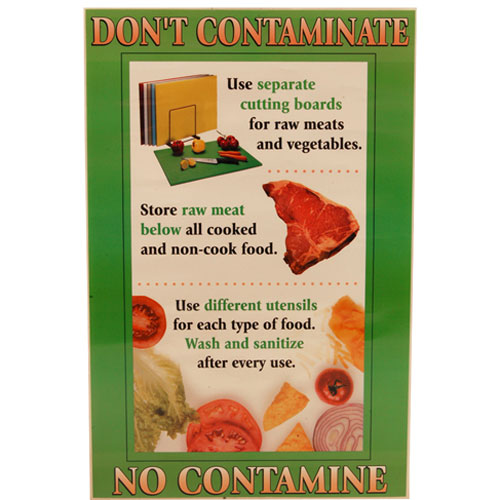 POSTER, DON'T CONTAMINATE -  AllPoints Part # 1421499