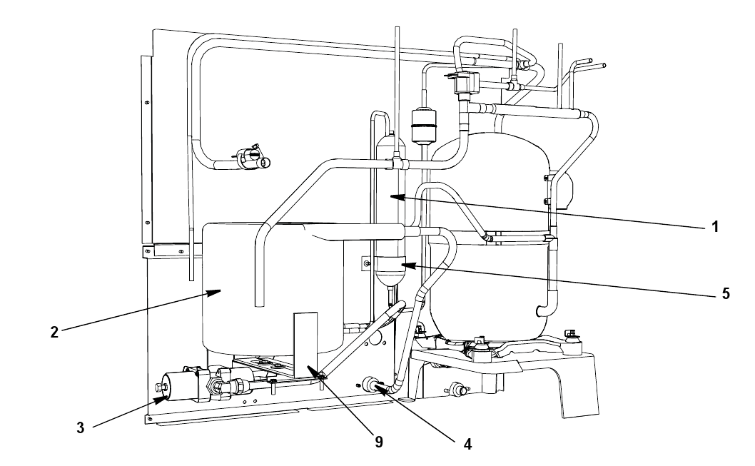 i906M REFRIGERATION COMPARTMENT – Water-cooled